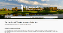 Desktop Screenshot of golfsleepandplay.com