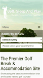 Mobile Screenshot of golfsleepandplay.com